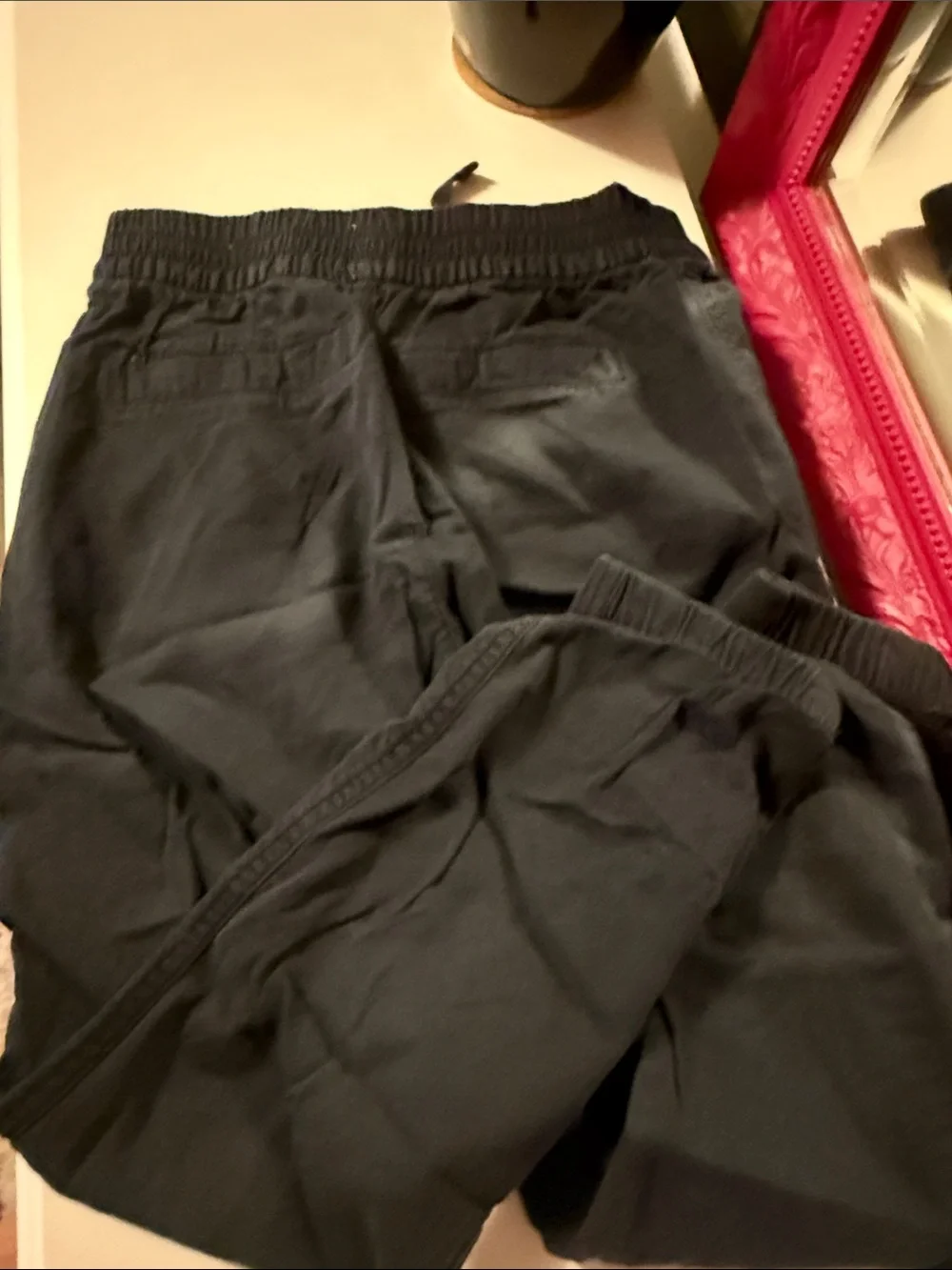 GAP girls Black Elastic Waist Jogger Pants